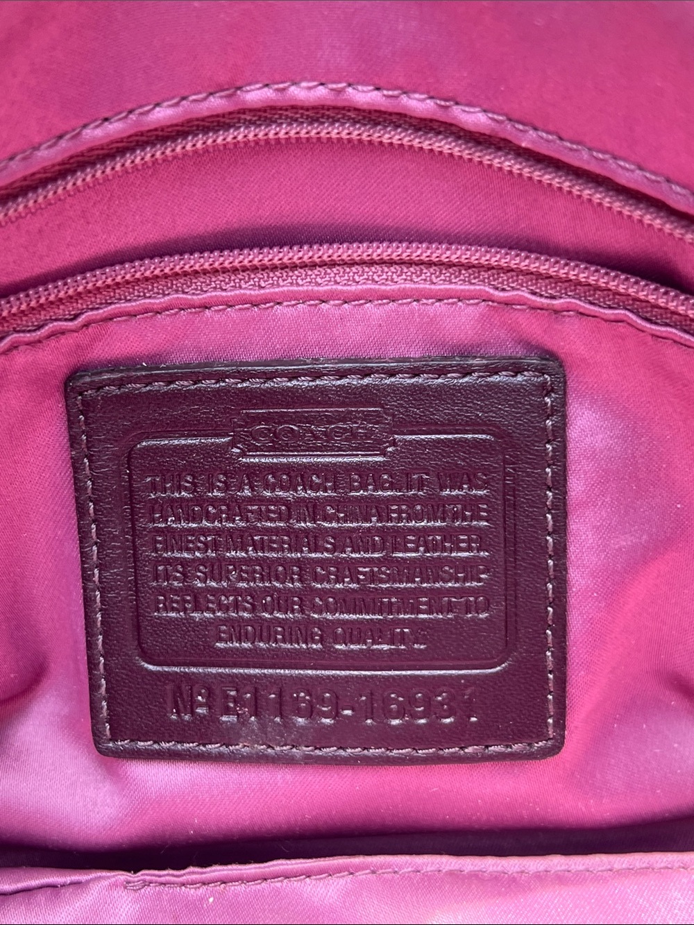 Coach Dark Brown Kristen Leather Hobo with Gold Hardware GUC - Picture 4 of 17